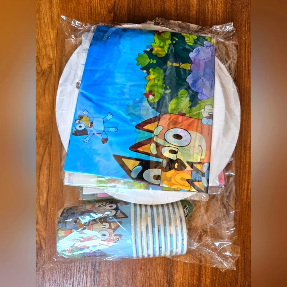 New! Bluey Birthday Party Set